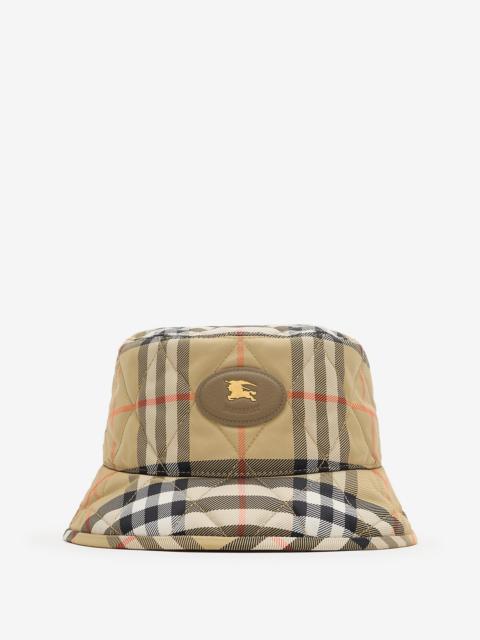 Quilted Horseshoe Bucket Hat