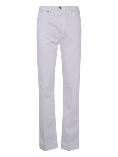 pressed-crease jeans