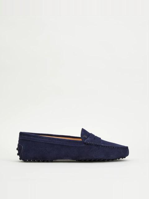 GOMMINO DRIVING SHOES IN SUEDE - BLUE