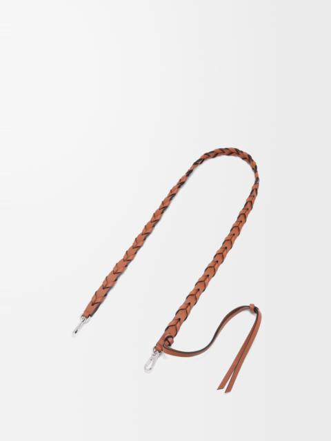 Thin braided strap in classic calfskin