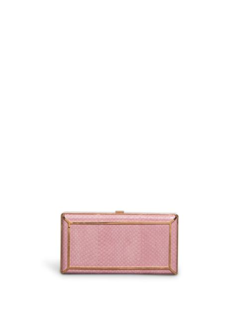 Callas Clutch in Pink Snakeskin
