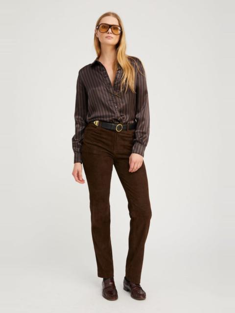 AMERICANO SUEDE 5 POCKET SLIM STRAIGHT