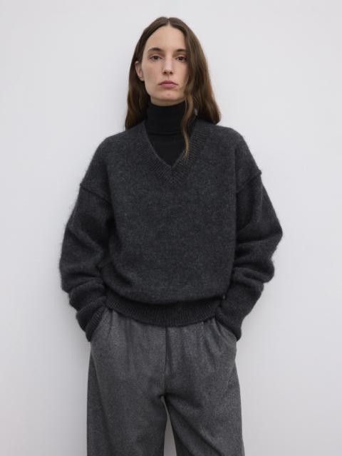 V-neck Alpaca Knit