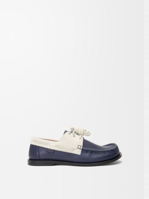 Campo boat shoe in soft calfskin
