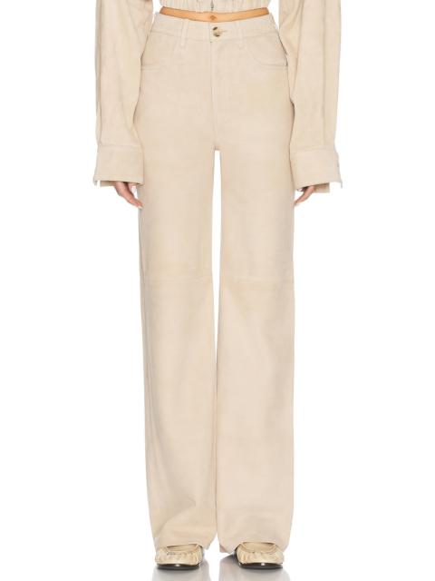 Suede 5 Pocket Pants