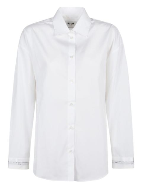 logo-detail long-sleeve shirt