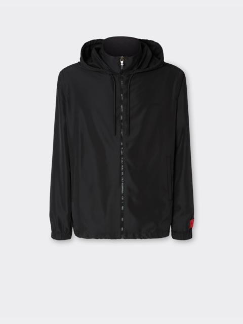 Nylon windbreaker jacket