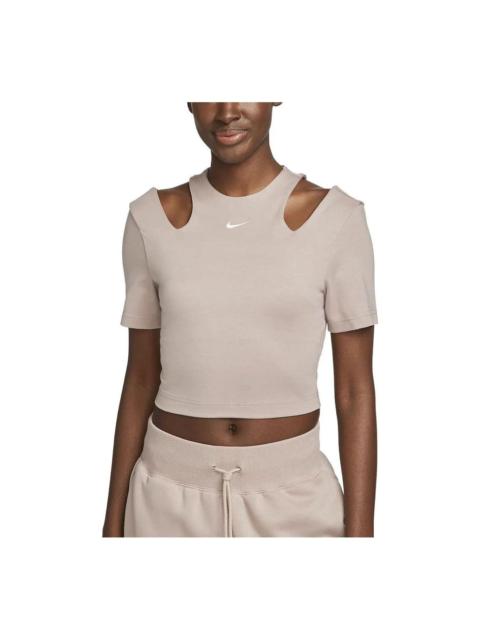 (WMNS) Nike Sportswear Cutout Top 'Pink' DV7963-272