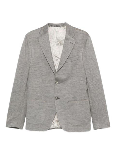 two-button patch-pocket blazer