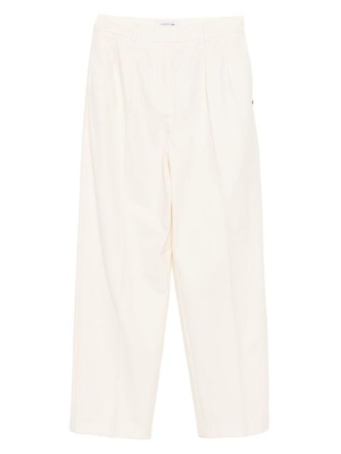 logo-embroidered trousers