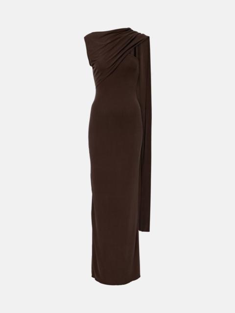 Cedar draped maxi dress