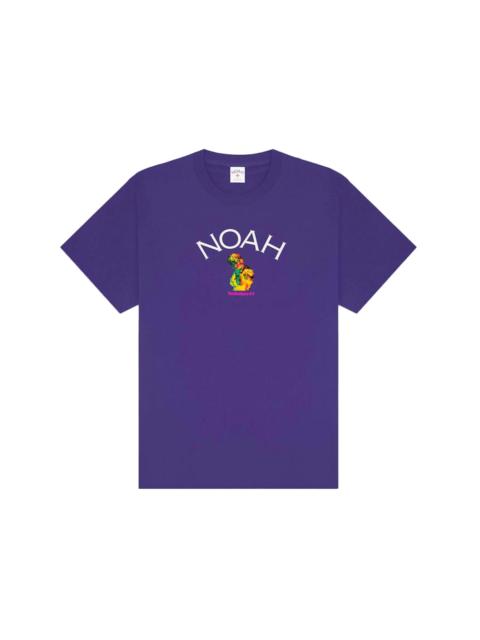 Noah x New Order Core Logo T-shirt Purple