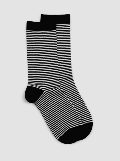 Micro Stripe Cotton Trouser Sock