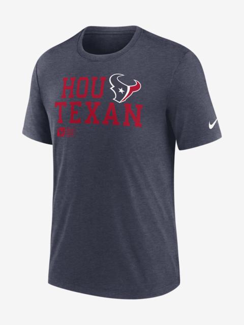 Houston Texans Overlap Lockup Men's Nike NFL T-Shirt
