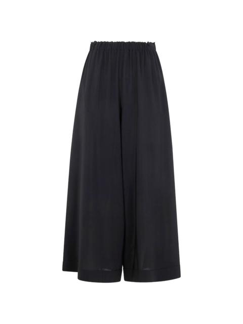 elasticated-waistband trousers