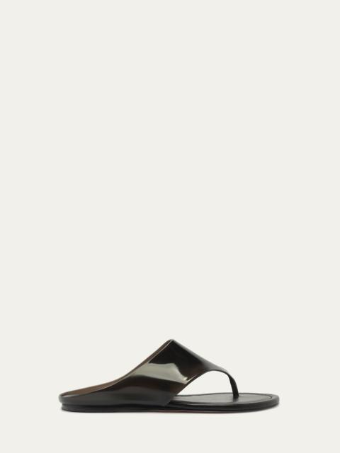 Black Jelly Flat Sandal