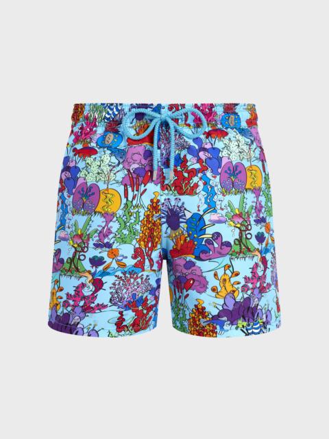 MEN SWIM SHORTS PLANTES AQUATIQUES