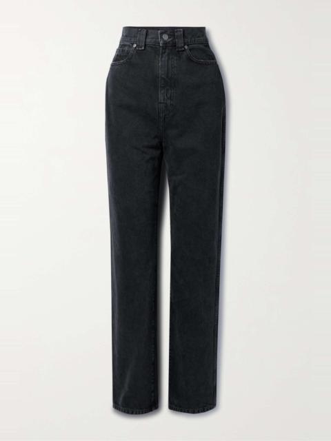 Albi high-rise straight-leg jeans