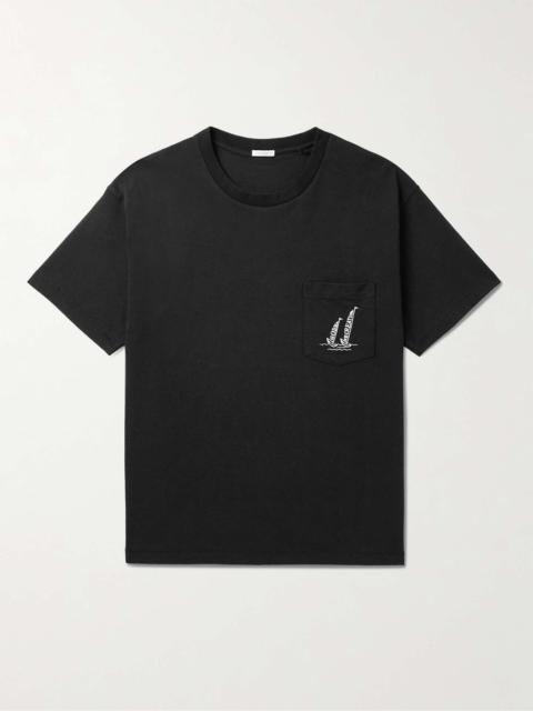 Logo-Embroidered Cotton-Jersey T-Shirt