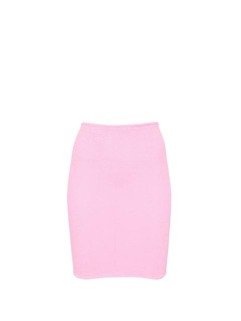 pink mini skirt