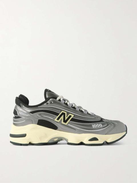 1000 SL Leather and Mesh Sneakers