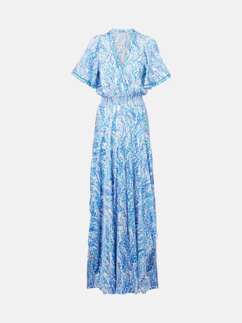 Mabelle printed maxi dress