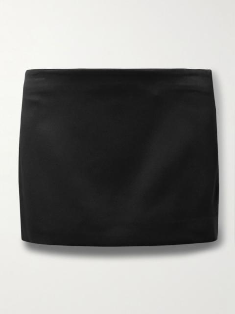 Jett jersey mini skirt Black