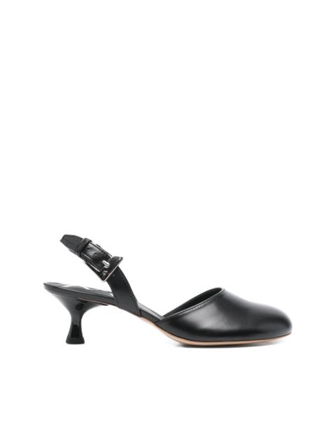 60mm bun slingback sandals