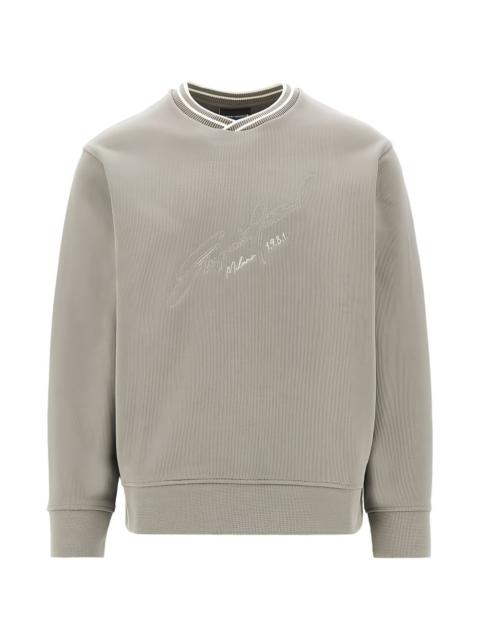 signature V-neck sweatshirt