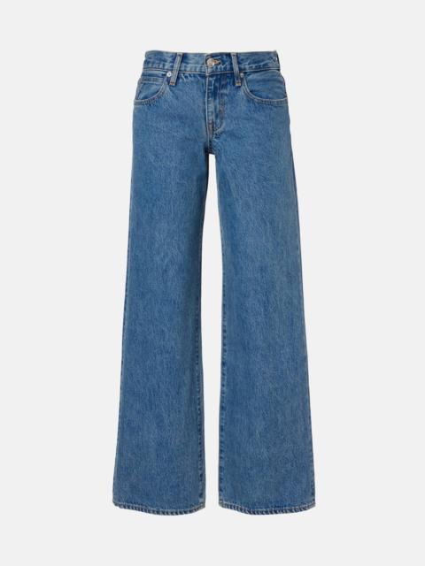 Lexi low-rise wide-leg jeans