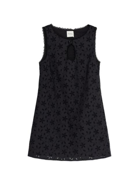floral-pattern sleeveless dress