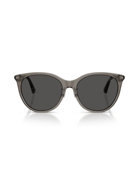 burberry 56mm Round Sunglasses in Grey at Nordstrom