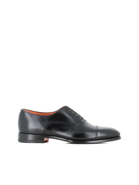 cap-toe lace-up oxford shoes