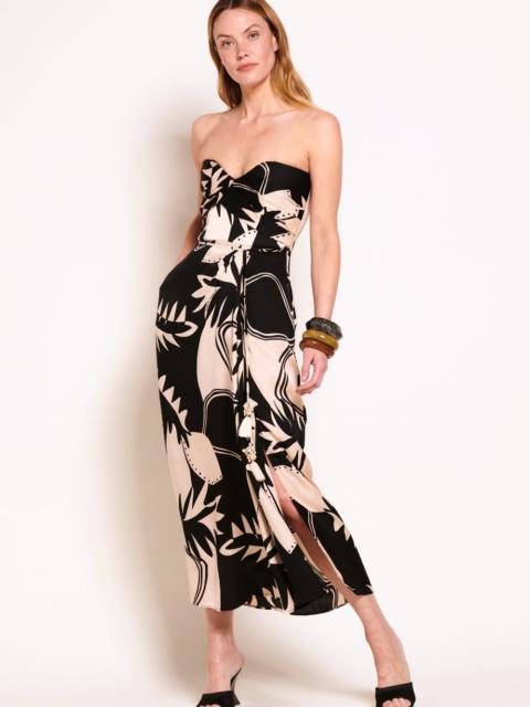 Long Dress Collina - Black Oasis