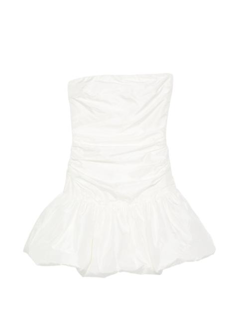 taffeta balloon mini dress