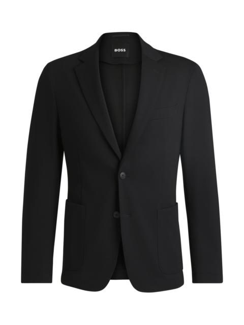 SLIM-FIT JACKET IN WASHABLE STRETCH FABRIC