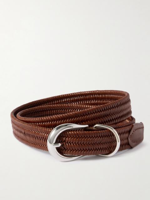 Hollyhock Braided Leather Belt