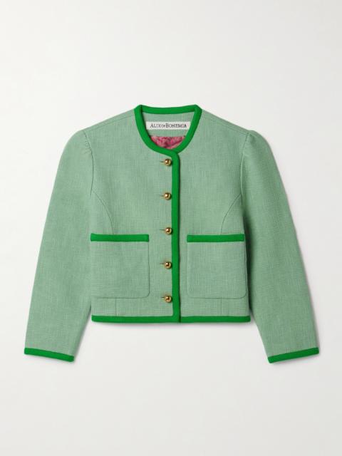 Dorian Cropped Cotton-canvas Jacket