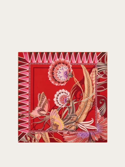 Giada print silk scarf