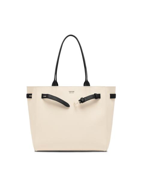 CANVAS AND LEATHER AUDREY MEDIUM TOTE