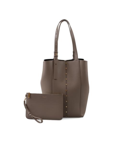 24/7 North South leather tote bag