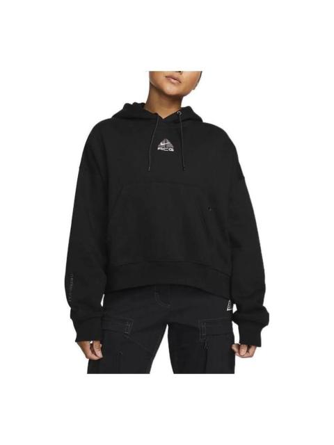 (WMNS) Nike ACG Therma-FIT Fleece Hoodie 'Black' DQ5808-045