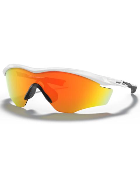 Oakley M2 Frame XL Sunglasses Polished White/Fire Iridium (OO9343-05)