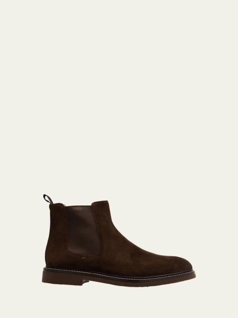 Men's Suede Flex-Sole Chelsea Boots