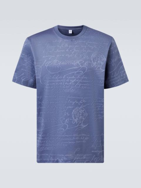 Printed cotton jersey T-shirt