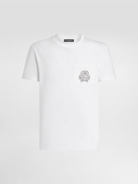 Cotton t-shirt with embroidery