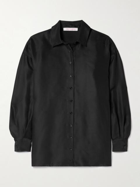 Oversized Silk-gazar Shirt