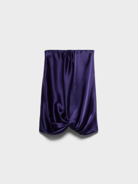 CINCH HEM MINI DRESS in Satin