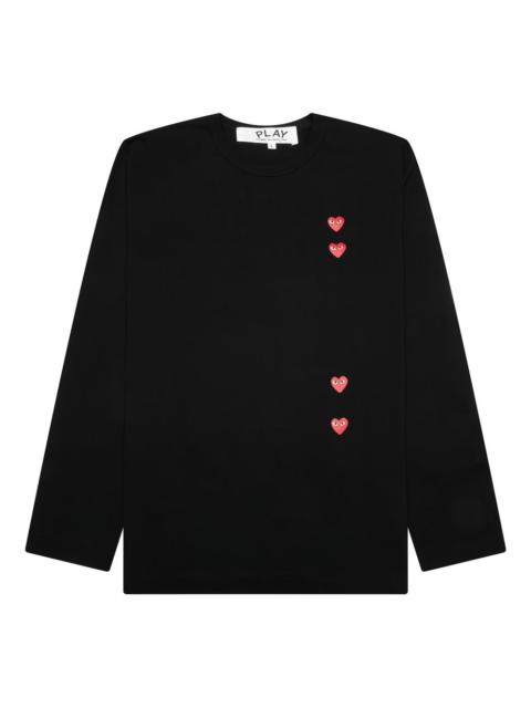heart-print cotton T-shirt