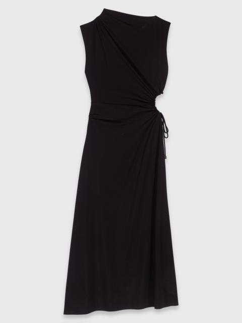 Cutout waist maxi dress